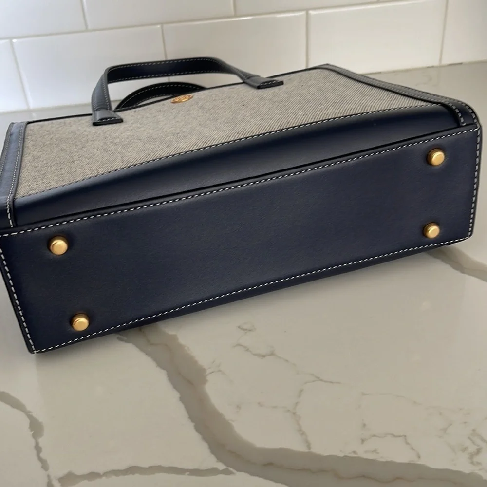 Tory Burch Small Walker Canvas Satchel
